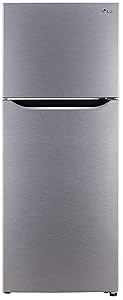 LG 308 L 3 Star Inverter Linear Frost-Free Double Door Refrigerator (GL-T322SDS3, Dazzle Steel, Convertible)
