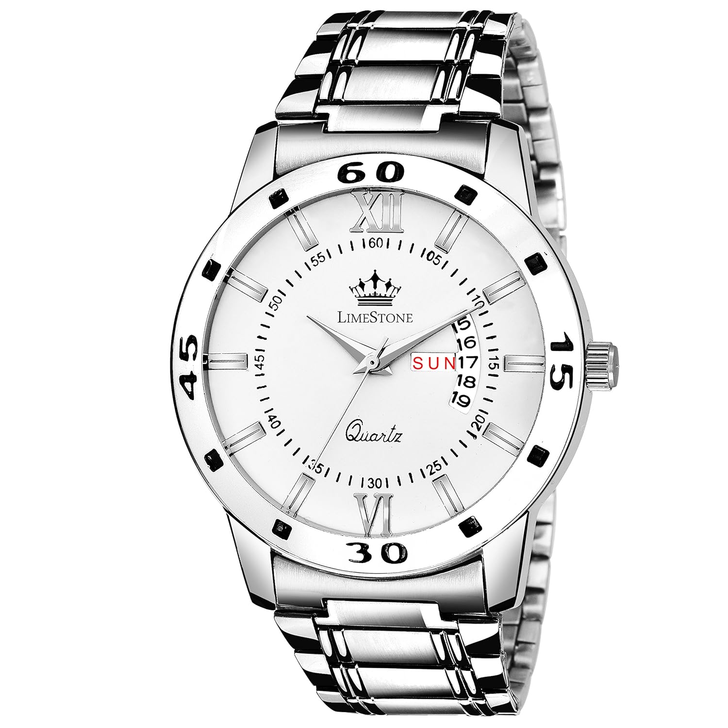 LimeStone Day and Date Functioning Series Analog Watch For Men/Boys - (LS2726) Rs.199 - Amazon
