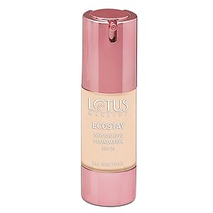 Lotus Herbals Eco-Stay Foundation SPF 20, Royal Pearl, 30ml Rs.450 - Amazon