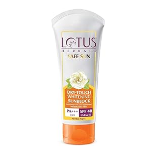 Lotus Herbals Safe Sun DRY-TOUCH WHITENING SUNBLOCK SPF 40 PA+++