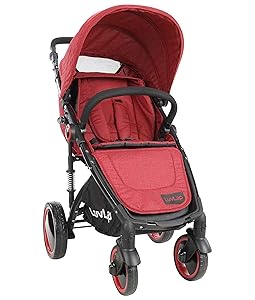 Luvlap Elegant Baby Stroller - Red