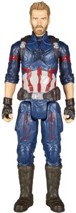 Marvel Avengers Avengers: Infinity War Titan Hero Power FX Captain America  (Multicolor)