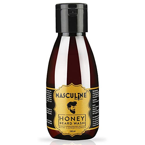 Masculine The Gentlemen Choice Honey Beard Wash For Men, 100 Ml