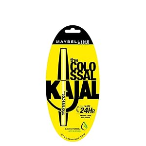 Maybelline New York Colossal Kajal, Black, 0.35g