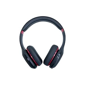 Mi Super Bass Wireless Headphones with Super Powerful Bass, Up to 20 Hours Battery Life, Bluetooth 5.0 (Black and Red)