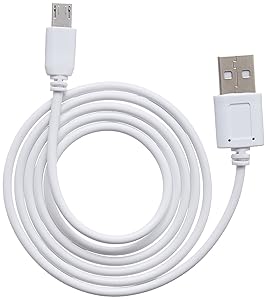 Mobimint 2 A Android Micro USB Cable with 2.4 A Charging Speed (White) 1 m (Approx 3 Feet)