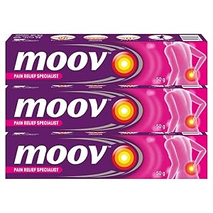 Moov Ointment - 50 g (Pack of 3) Rs.332 - Amazon