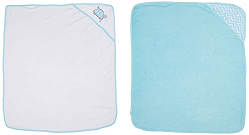 Mother's Choice Baby Hooded Towel (Pack of 2, Blue)