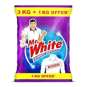 Mr. White Powder - 3KG+1KG FREE (4KG) Rs.219 - Amazon