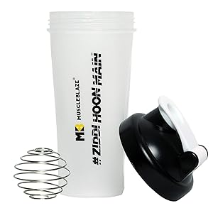 MuscleBlaze Protein Shaker - 650 ml (Color May Vary) Rs.175 - Amazon