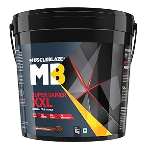 MuscleBlaze Super Gainer XXL (Chocolate, 5 kg / 11 lb)