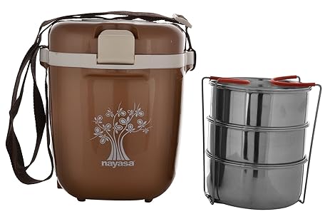 Nayasa Electric Plastic Tiffin,(Color may vary) Rs.745 - Amazon