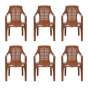 Nilkamal Patio Chair (Mango Wood, Set of 6)