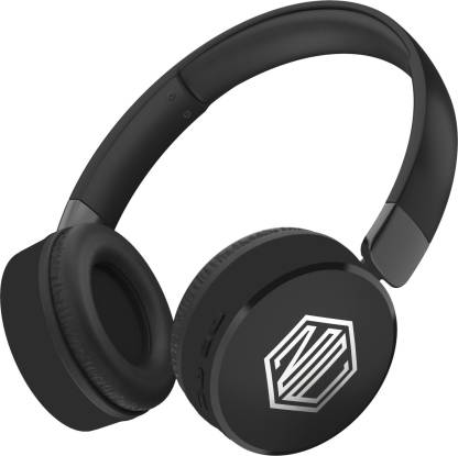 Nu Republic Dubstep-Black Bluetooth Headset  (Black, Wireless over the head)