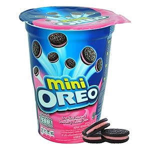 Oreo Mini Strawberry Flavoured Cream, 67G Rs.168 - Amazon