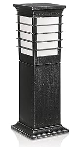 Philips 15282/54/86 24-Watt Mygarden Pedestal/Post Light (Grey and Aluminium) Rs. 2387 -  Amazon