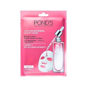 POND'S Pond's Skin Brightening Serum Mask With Vitamin E & Niacinamide, 21 g