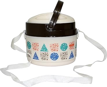 Princeware Newage Stainless Steel 2 Deck Tiffin Box, Brown at Rs.239 - Amazon