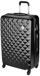 Pronto Naples ABS 75 cms Black Hardsided Check-in Luggage (7809 - BK)