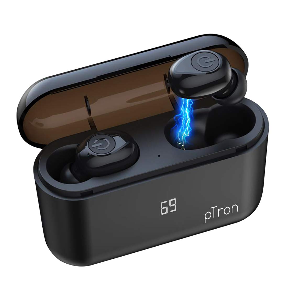 PTron Tango Bluetooth Headphones 5.0 True Wireless Earphones TWS, High Bass Rs.1599