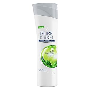 Pure Derm Anti-Hairfall Shampoo, 340ml Rs.160 - Amazon