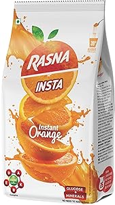 Rasna Fruit Plus 750gm polypouch, Orange Pack of 2