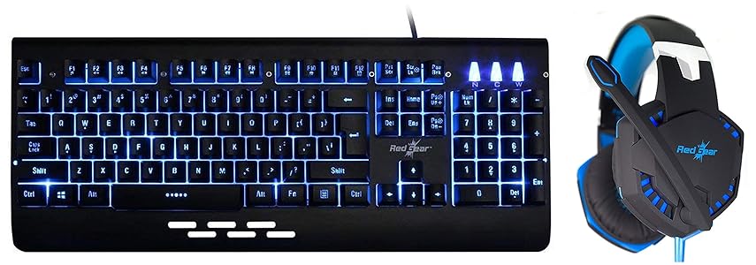 Redgear Blaze 3 colour backlit gaming keyboard Rs.899 - Amazon
