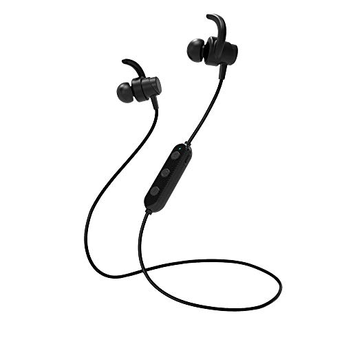 Regor in-Ear Sports Bluetooth Earphones with Handsfree Mic – Black