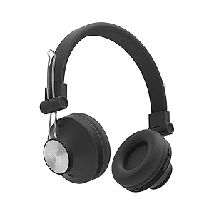 (Renewed) Ant Audio Treble H82 On-Ear Bluetooth Headphones with Mic