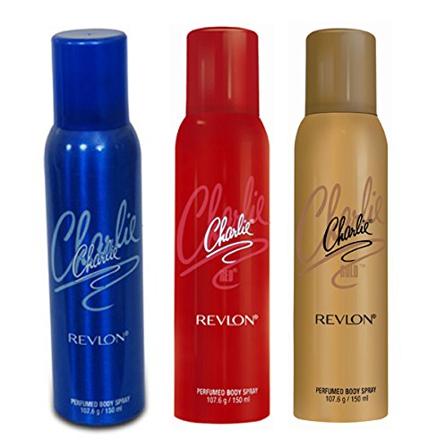 Revlon Charlie Deo's Combo, Red/Blue/Gold Rs.200 - Amazon