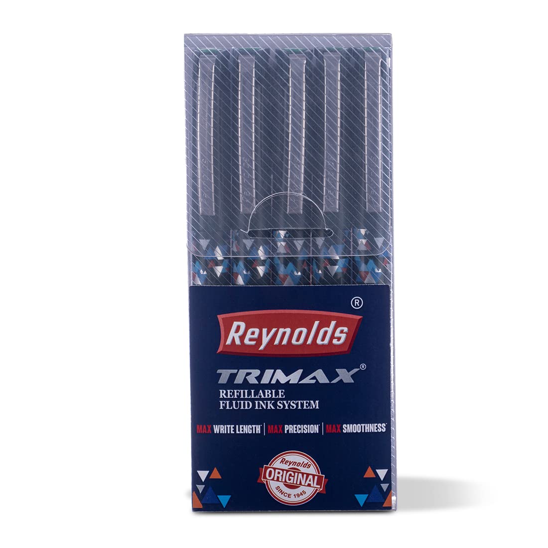 Reynolds TRIMAX GREEN - 5 COUNT Gel Pen I Lightweight Gel Pen With Comfortable Grip