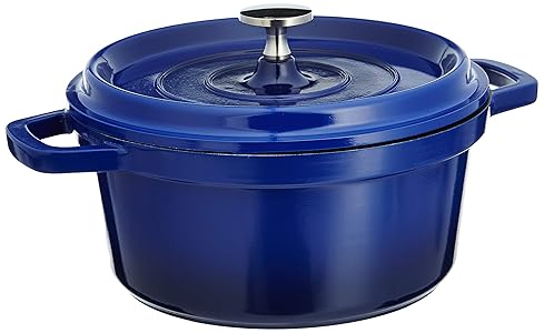 Roxx Pinnacle Aluminium Non-Stick Round Casserole with Lid, 20cm, 1-Piece, Multi-Color