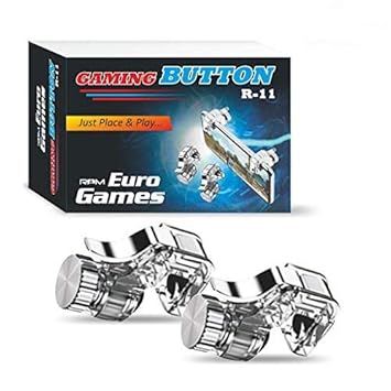 RPM Euro Games PUBG Trigger R11 Mobile Gaming Controller Button triggers for Phone (Metal)