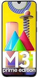 Samsung Galaxy M31 Prime Edition (Space Black, 6GB RAM, 128GB Storage)