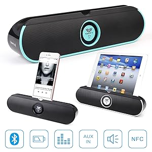 SAVFY Portable Wireless Bluetooth Speaker,Build in Microphone ,Black Rs.899 - Amazon