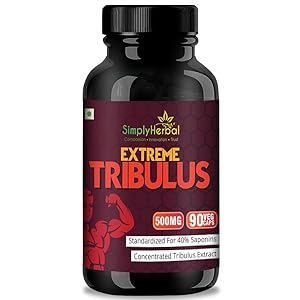 Simply Herbal 1000 Mg Extreme Tribulus Terrestris Veg Capsules - 90 Count