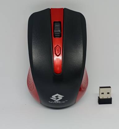 SMACC New Wireless Mouse Silent Red/Blue/Yellow Wireless Laser Gaming Mouse  (2.4GHz Wireless, Red/Blue/Yellow)