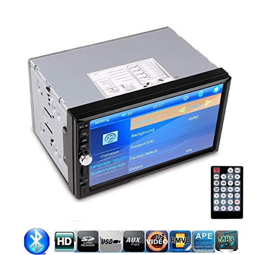 Sound Boss HD 7" TFT Car FM Radio Bluetooth Phone call, mmC Touch Screen AUX IN support Rear-View Camera