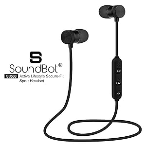 SOUNDBOT® SB566 Bluetooth Sports Wireless Earbud
