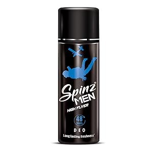 Spinz High Flyer Deodorant Body Spray for Men, 150 ml