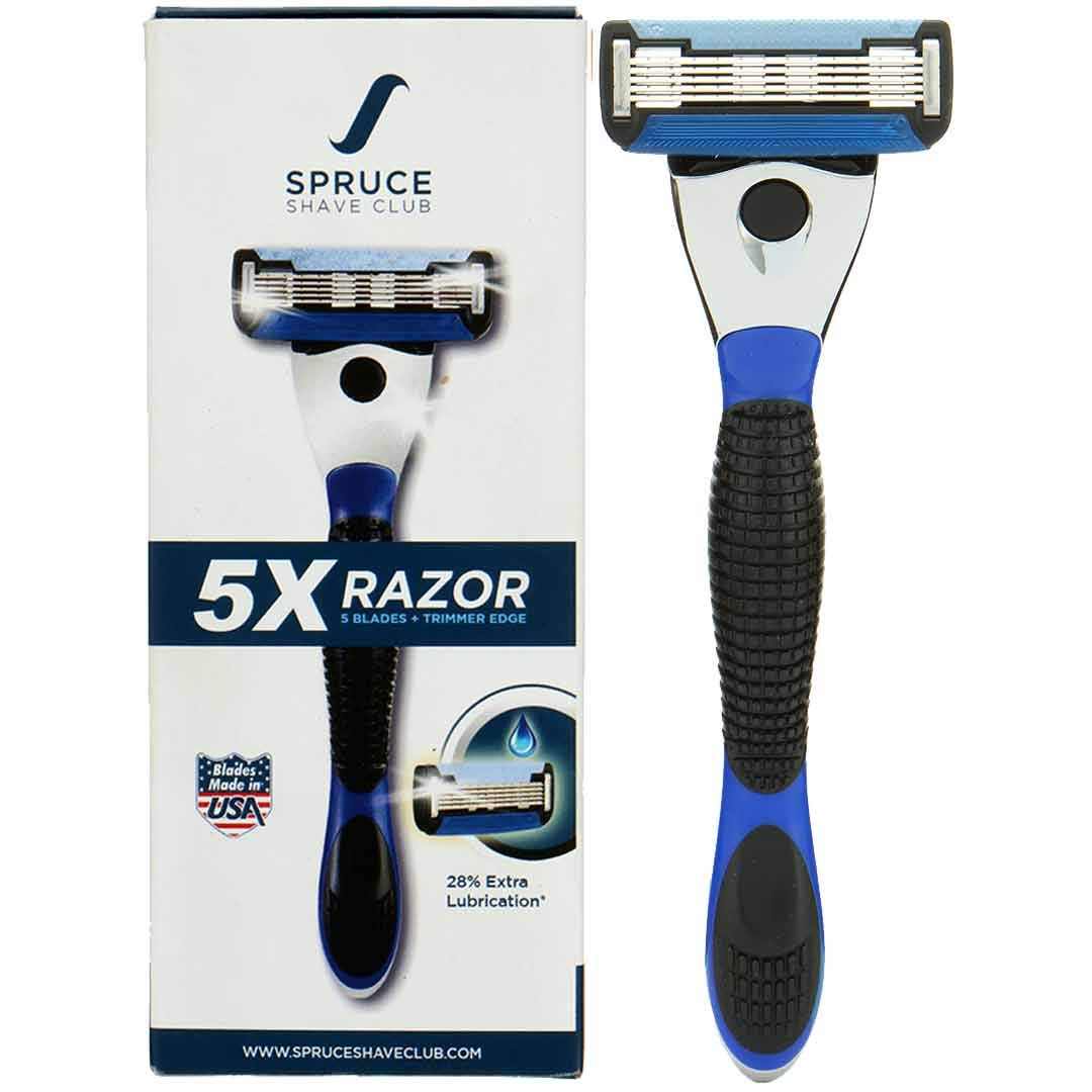 Spruce Shave Club 5X Shaving Razor for Men - 5 Blade Razor Rs.189 - Amazon