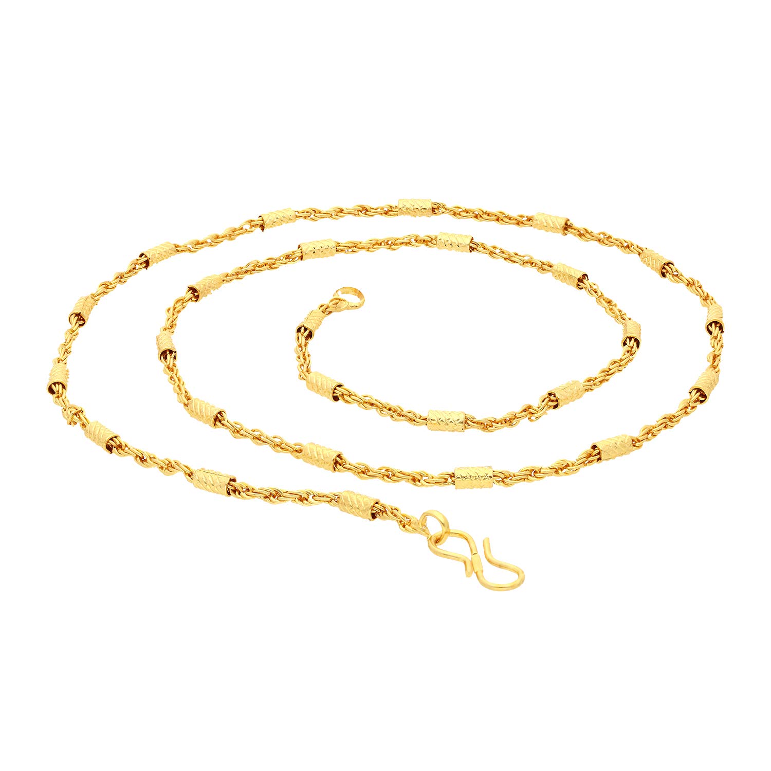 Sukkhi Gold Plated Chain for Men (Yellow) (C82237_D1) Rs.159 - Amazon