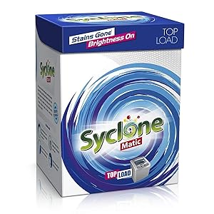 Syclone Matic Detergent Powder for Top Load Washing Machine - 2 kg