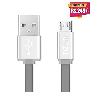 Tizum Micro-Flat Micro-Flat 1m Micro USB Cable