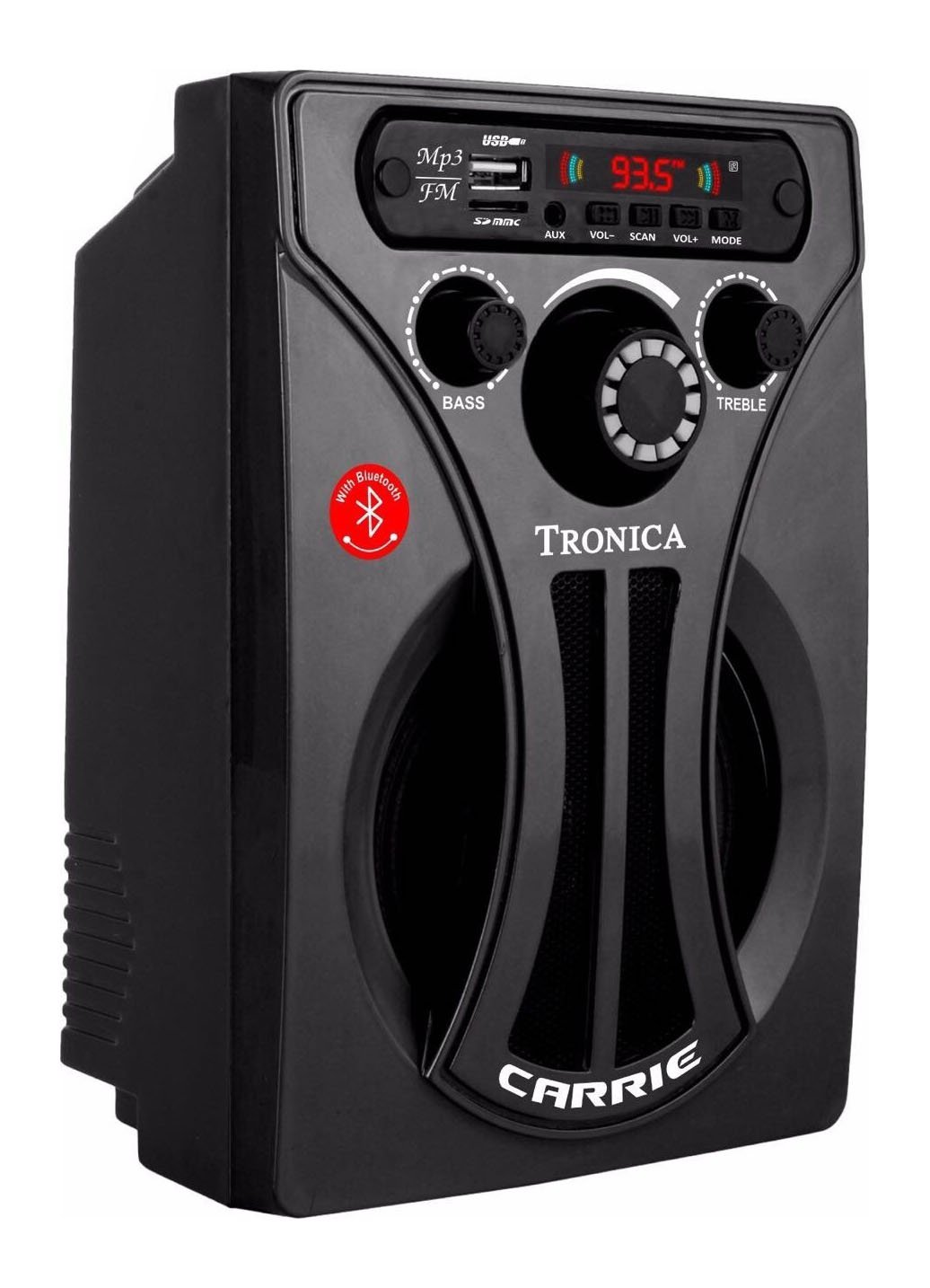 Tronica Carrie Bluetooth Speaker with Remote (Black)