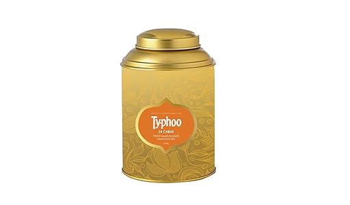 Typhoo 24 Carat (Finest Hand Plucked Assam Leaf Tea) 125g