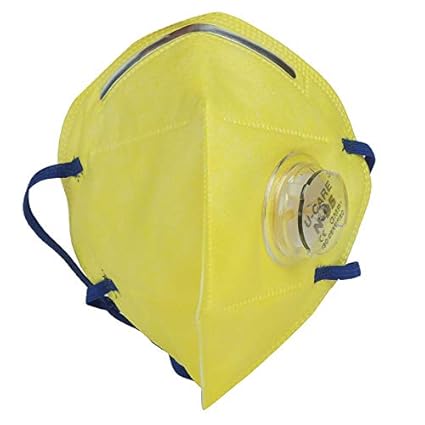 U-Care N95 5 Layer Reuseable Mask Respirator with valve Respirator 95% Filtaration efficency Yellow