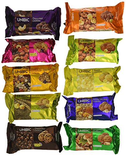 Unibic Assorted Cookies, 75g (Pack of 10) Rs.188 - Amazon