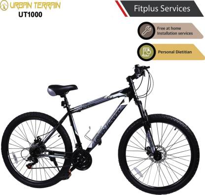 Urban Terrain UT1000 MTB 27.5 T Mountain Cycle  (21 Gear, Black)