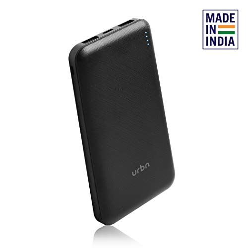 URBN 10000 mAh Li-Polymer Slim Type-C Power Bank with 12W Fast Charge